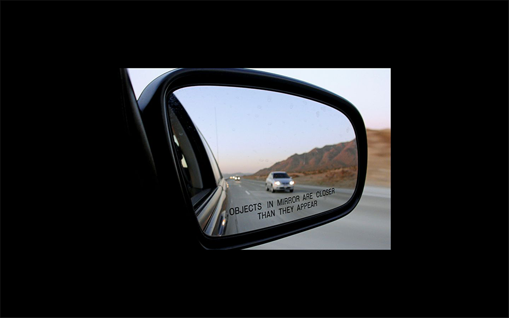 Blind spot mirror.
